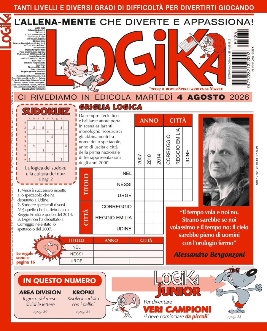 Copertina Settimana Logika n.185