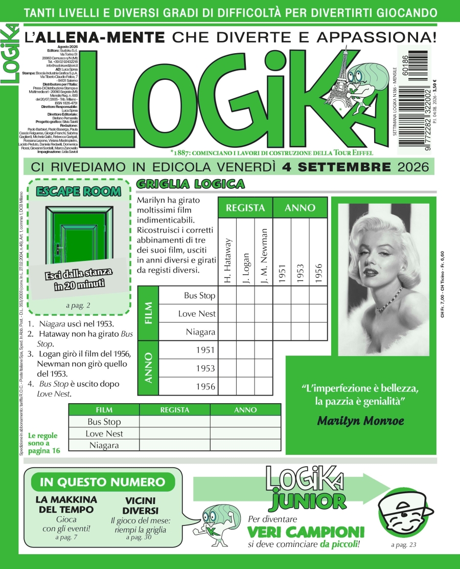 Copertina Settimana Logika n.186