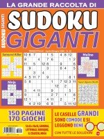 Copertina rivista Sudoku Giganti Raccolta