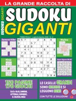 Copertina rivista Sudoku Giganti Raccolta