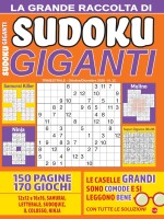 Copertina rivista Sudoku Giganti Raccolta
