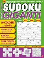 Copertina rivista Sudoku Giganti
