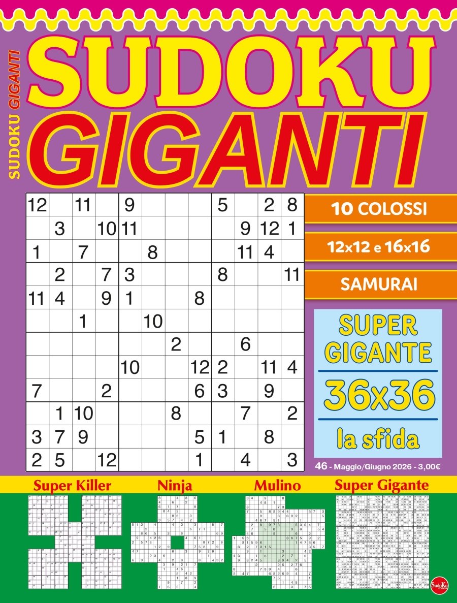 Copertina Sudoku Giganti n.46