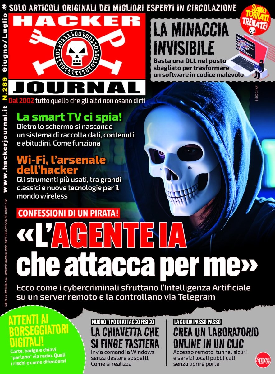Copertina Hacker Journal n.289