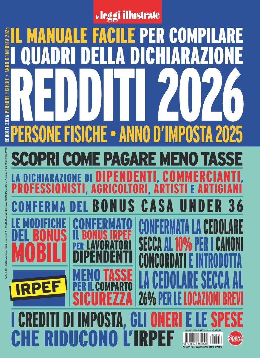 Copertina Agenda Contribuente n.36