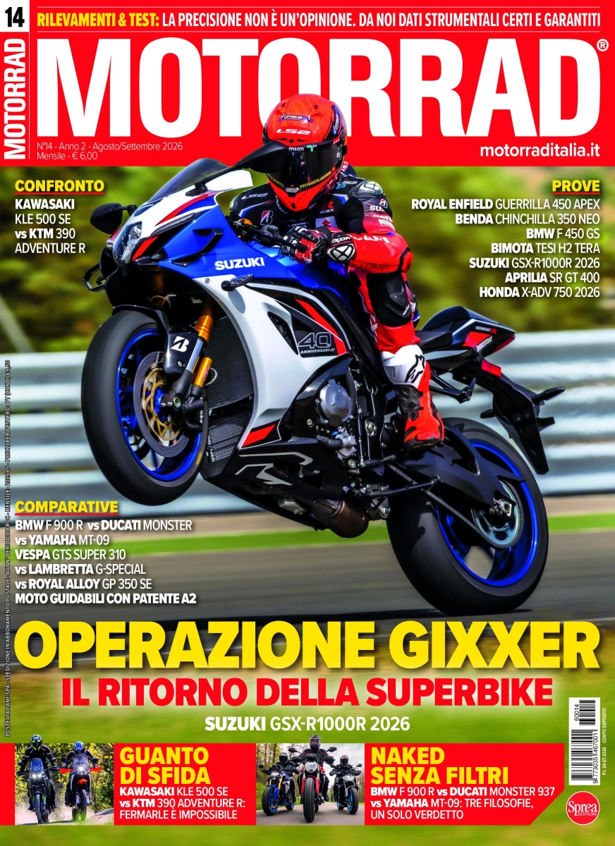 Copertina Motociclismo Motorrad n.14