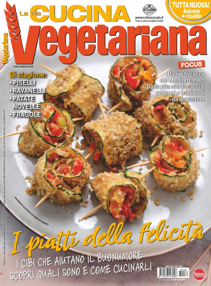 Copertina La Mia Cucina Vegetariana n.136