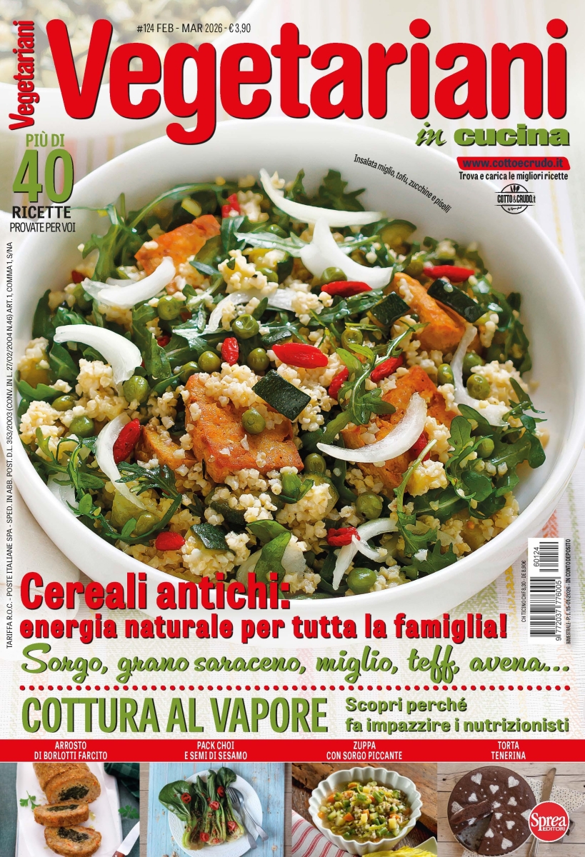 Copertina Vegetariani in Cucina n.124