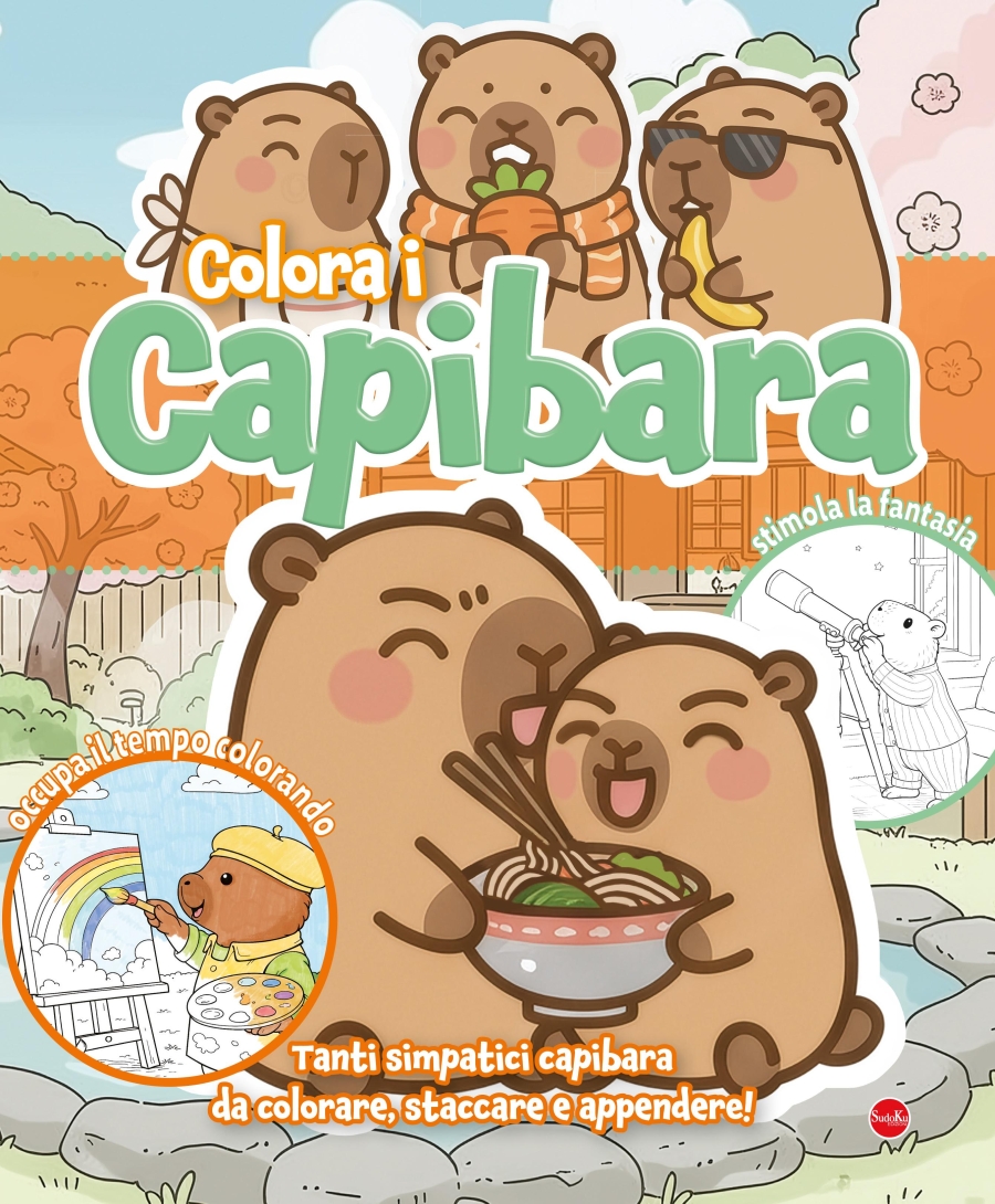 Copertina Capibara da Colorare n.1