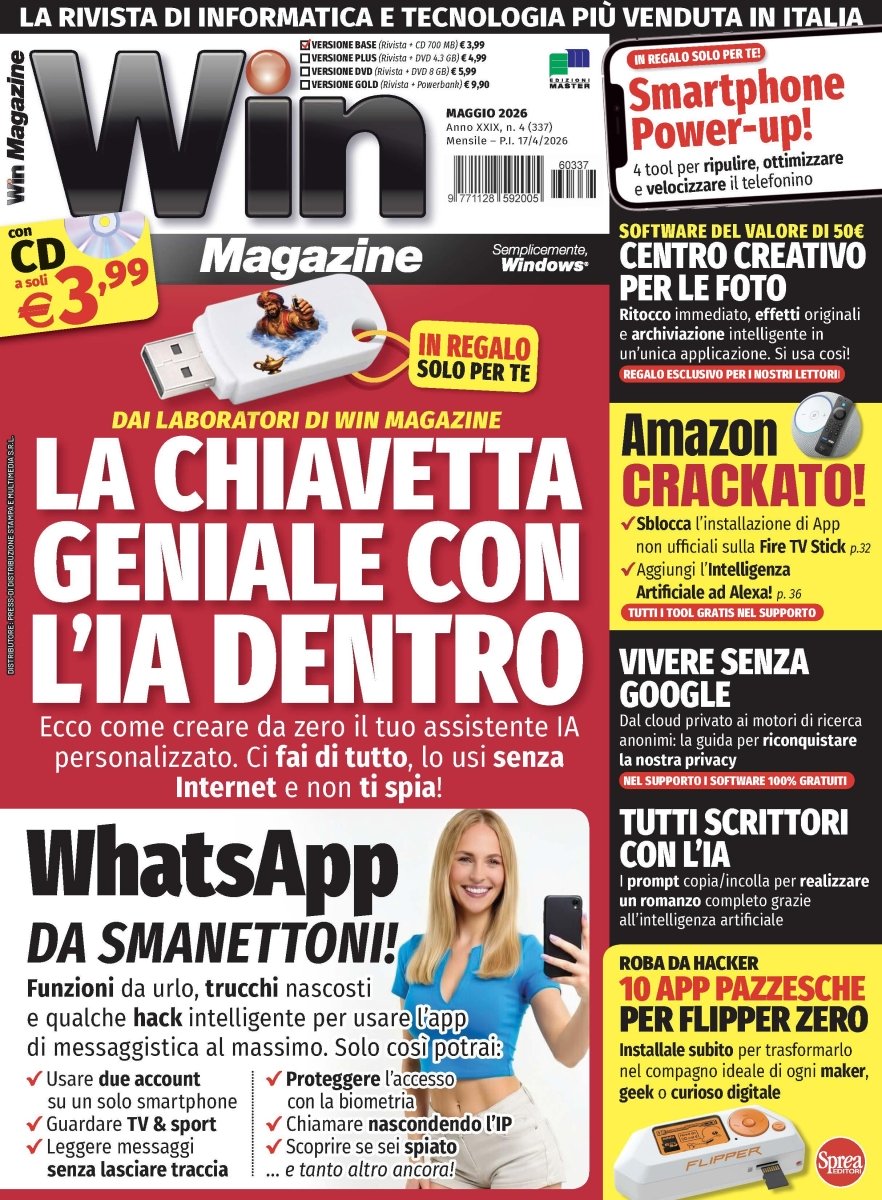 Copertina Win Magazine n.337