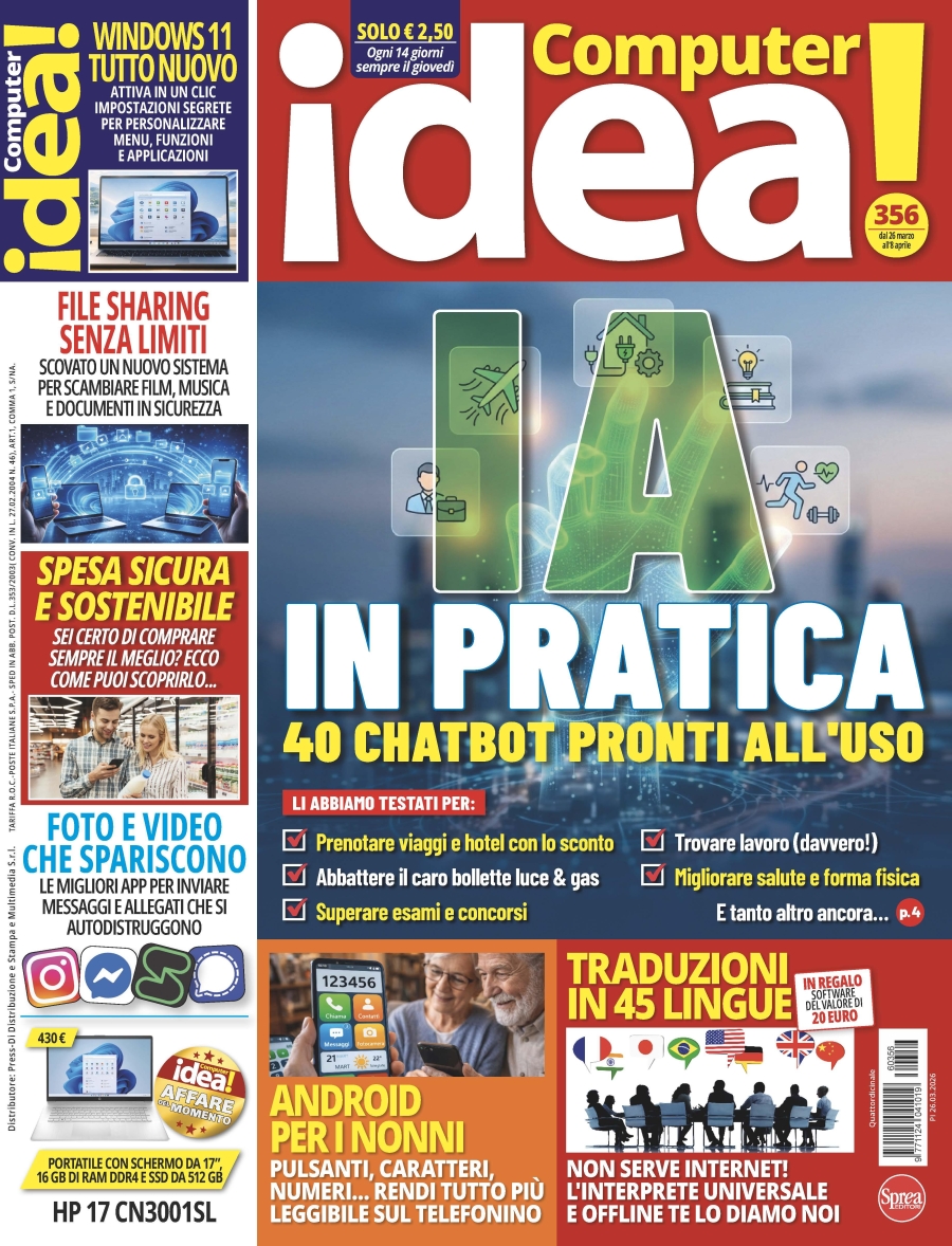 Copertina Il Mio Computer Idea n.356