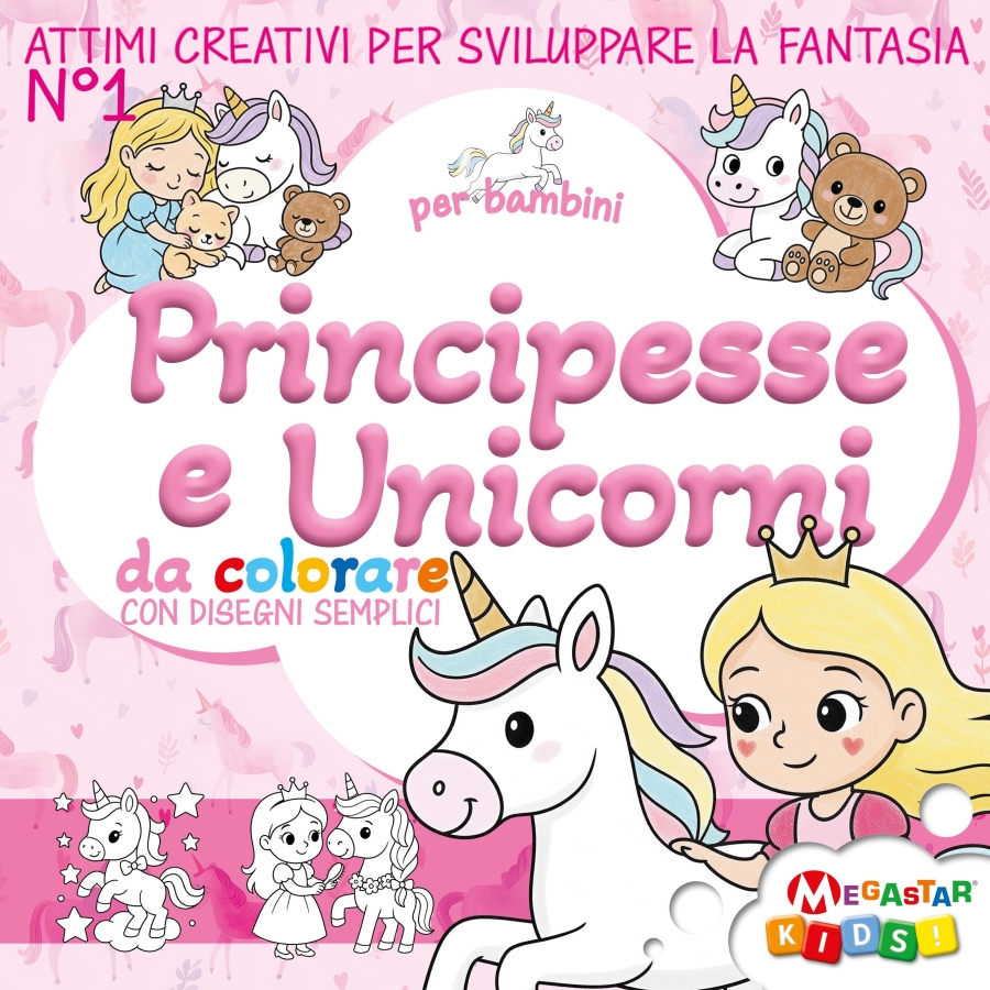 Copertina Principesse e Unicorni n.1