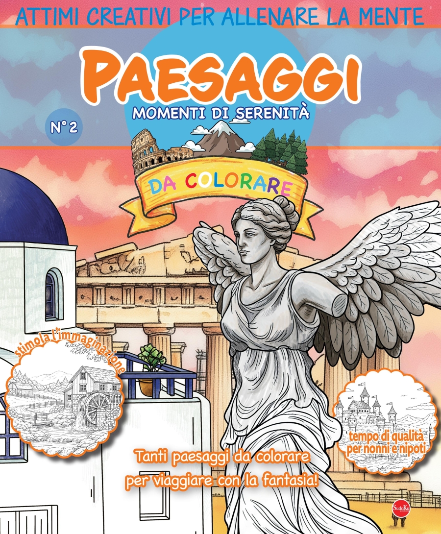 Copertina Paesaggi da Colorare n.2