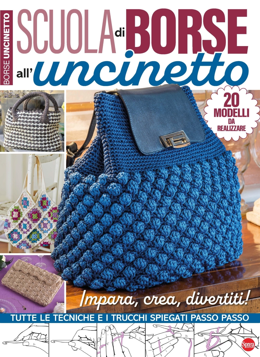 Copertina Motivi all uncinetto Borse n.1