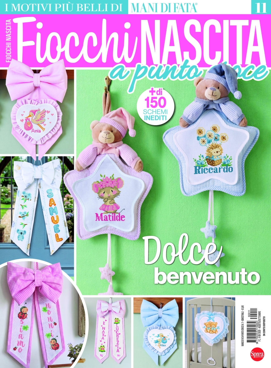 Copertina Mani di Fata Punto Croce n.11