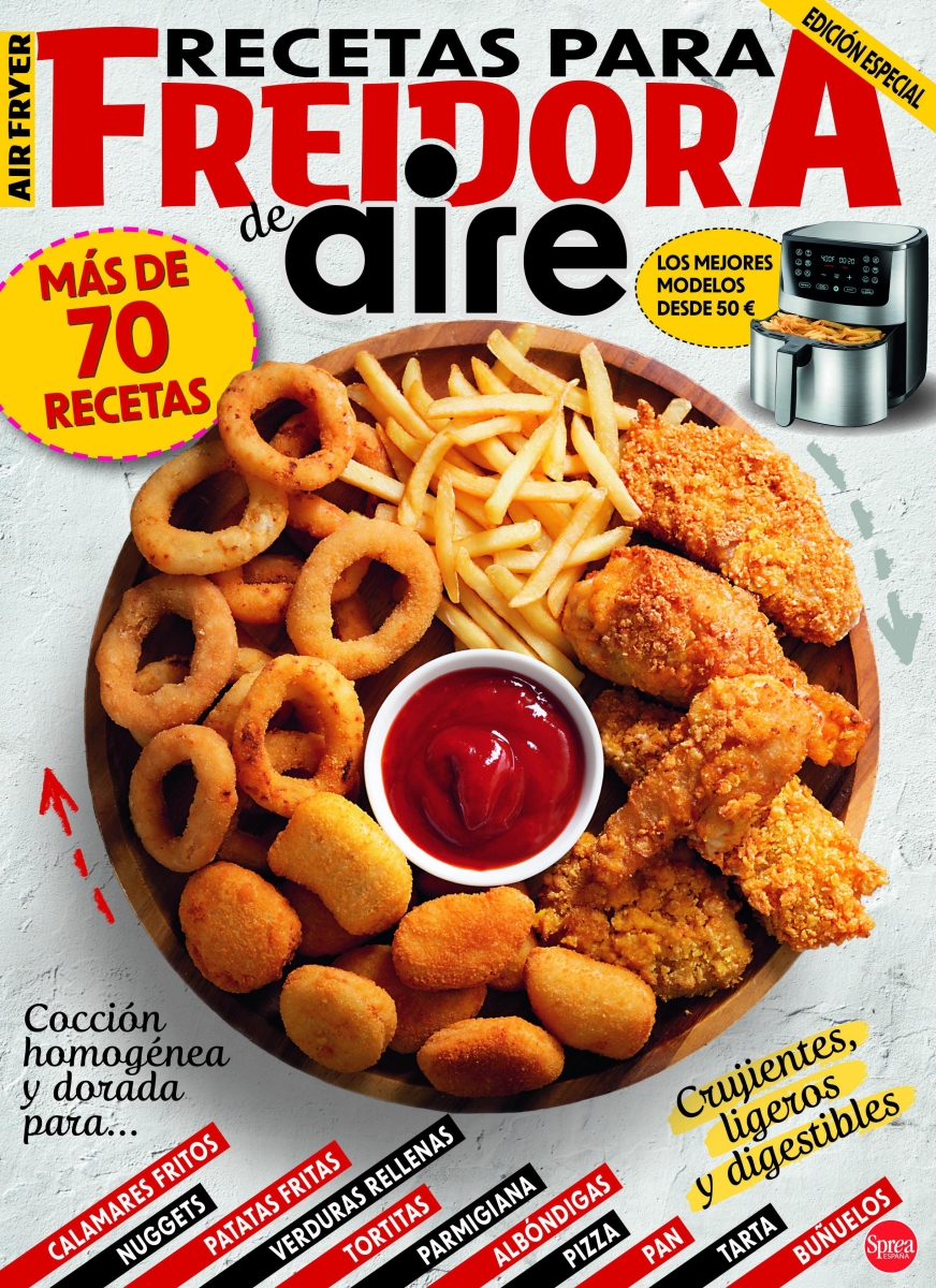 Copertina Ricette per friggitrici ad aria (Spagna) n.1