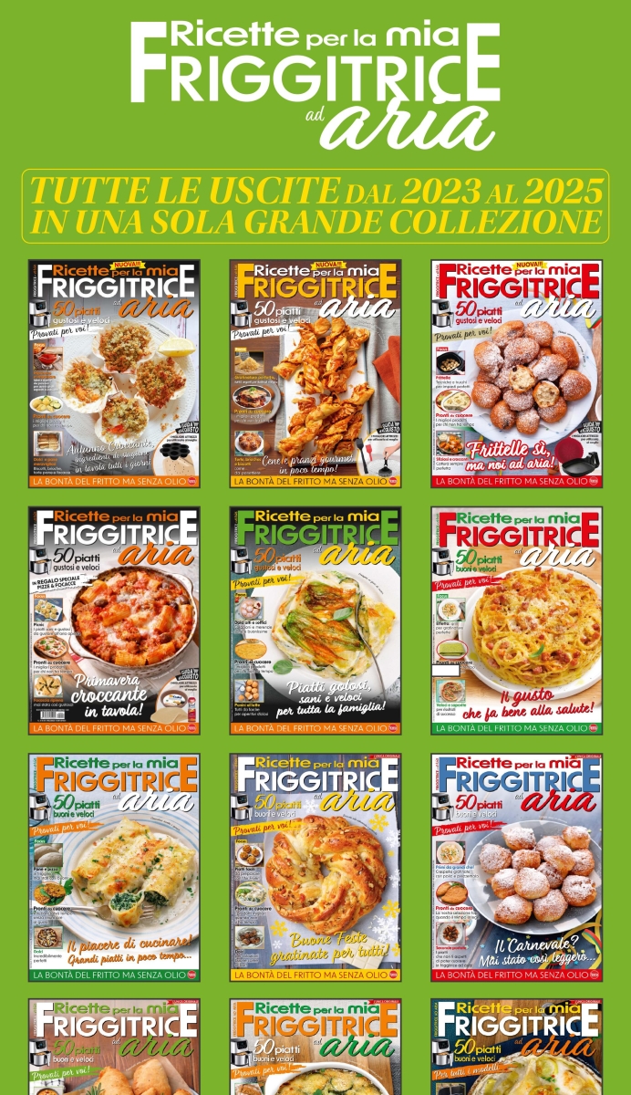 Copertina Ricette per la mia friggitrice ad aria Raccolta PDF (digitale)  n.1