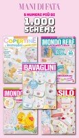 Copertina rivista Mani di Fata Punto Croce Bebe Raccolta Pdf (digitale)